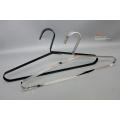 Metal Wide Board Clothes Top Hangers Black Adult Coat Hangers